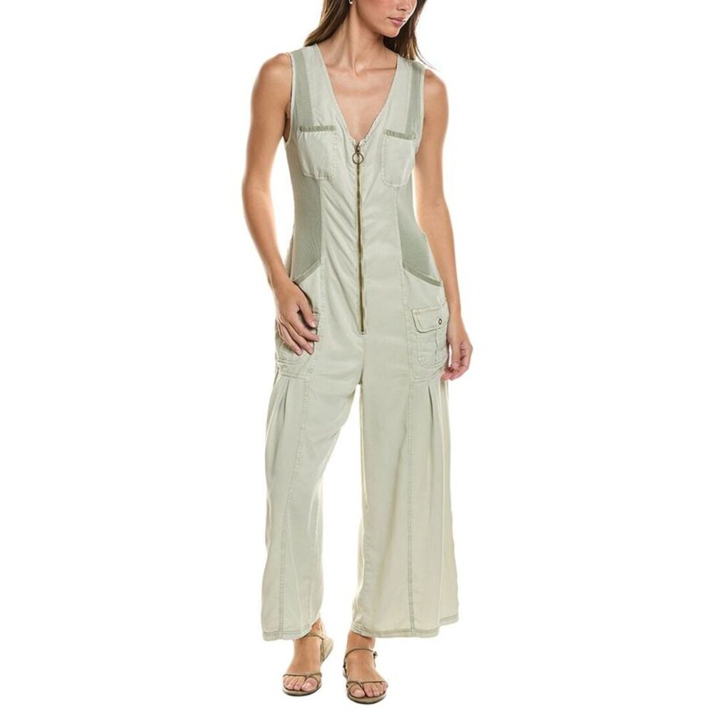 Xcvi Womens Macgowan Crop Jumpsuit